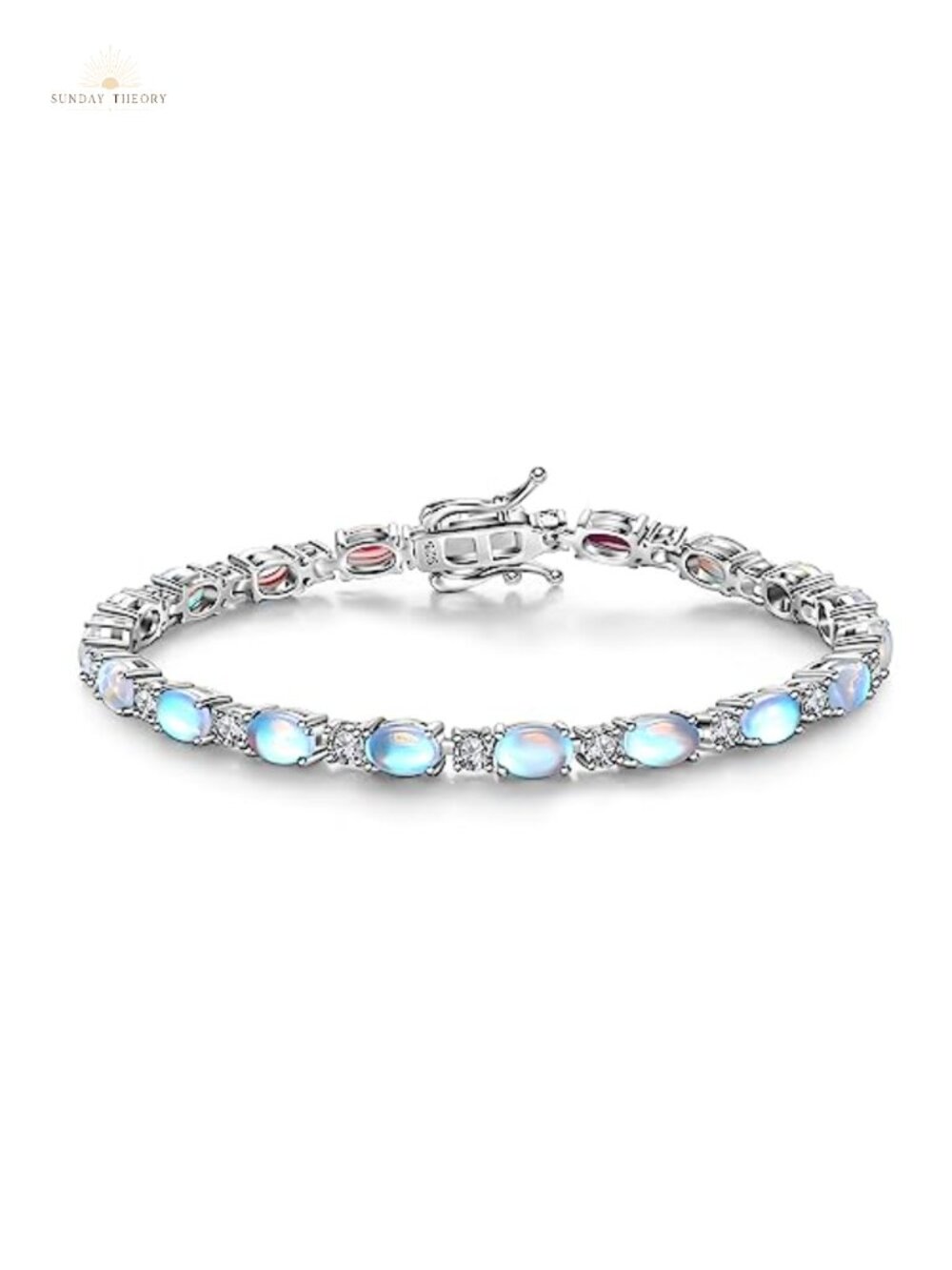 Sterling Silver Birthstone Tennis Bracelet Fine Jewelry Gift for Women